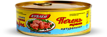 Печень трески натуральная «Кублей» 240 г