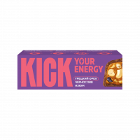 Арахисовый батончик с изюмом и черносливом в карамельном шоколаде «KICK YOUR ENERGY» 45 г