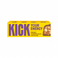 Арахисовый батончик в карамельном шоколаде «KICK YOUR ENERGY» 45 г
