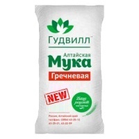 Мука продовольственная гречневая «Агрохолдинг Гудвилл» 25 кг