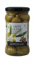 Зеленные оливки фаршированные миндалем «Ophellia» 314 г