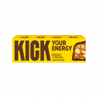 Арахисовый батончик в темном шоколаде «KICK YOUR ENERGY» 45 г