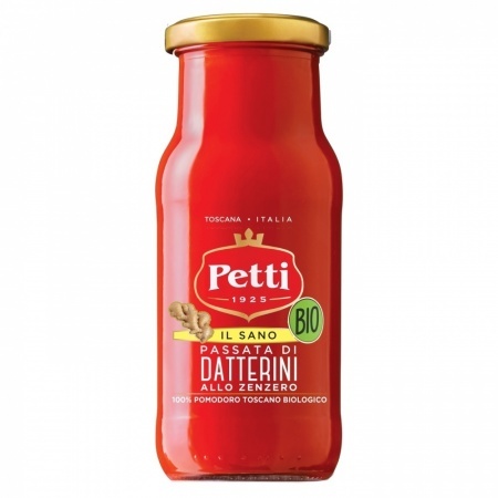 Натуральный томатный соус Пассата из Даттерини с Имбирём БИО «Petti» 350 г