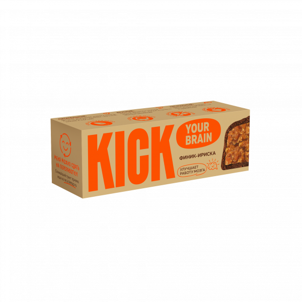 Батончик финиковый со вкусом карамели в шоколаде «KICK YOUR ENERGY» 45 г