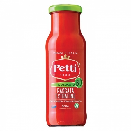 Натуральный томатный соус Пассата Экстрафине БИО «Petti» 500 г