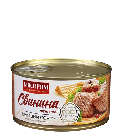 Свинина тушеная в/с «МЯСПРОМ» 325 г