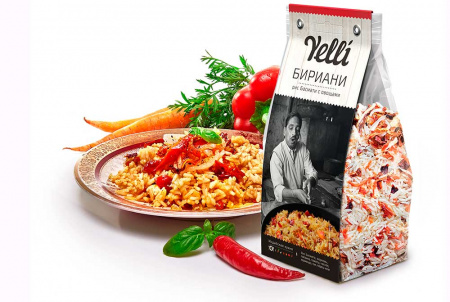 Бириани Рис басмати с овощами «Yelli» 250 г