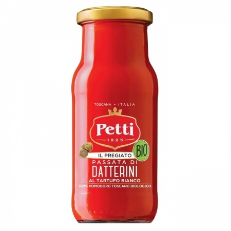 Натуральный томатный соус Пассата из Даттерини с Белым Трюфелем БИО «Petti» 350 г