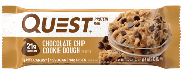 Протеиновые батончики Печенье с Кусочками Шоколада «QuestBar» 750 грамм