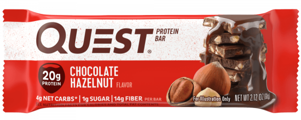 Протеиновые батончики Шоколад и Фундук «QuestBar» 750 грамм